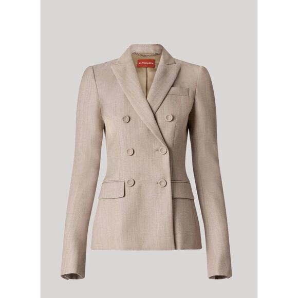 Altuzarra Indiana Double Breasted Blazer in Bleaker FR 34 US 2 - Picture 5 of 5